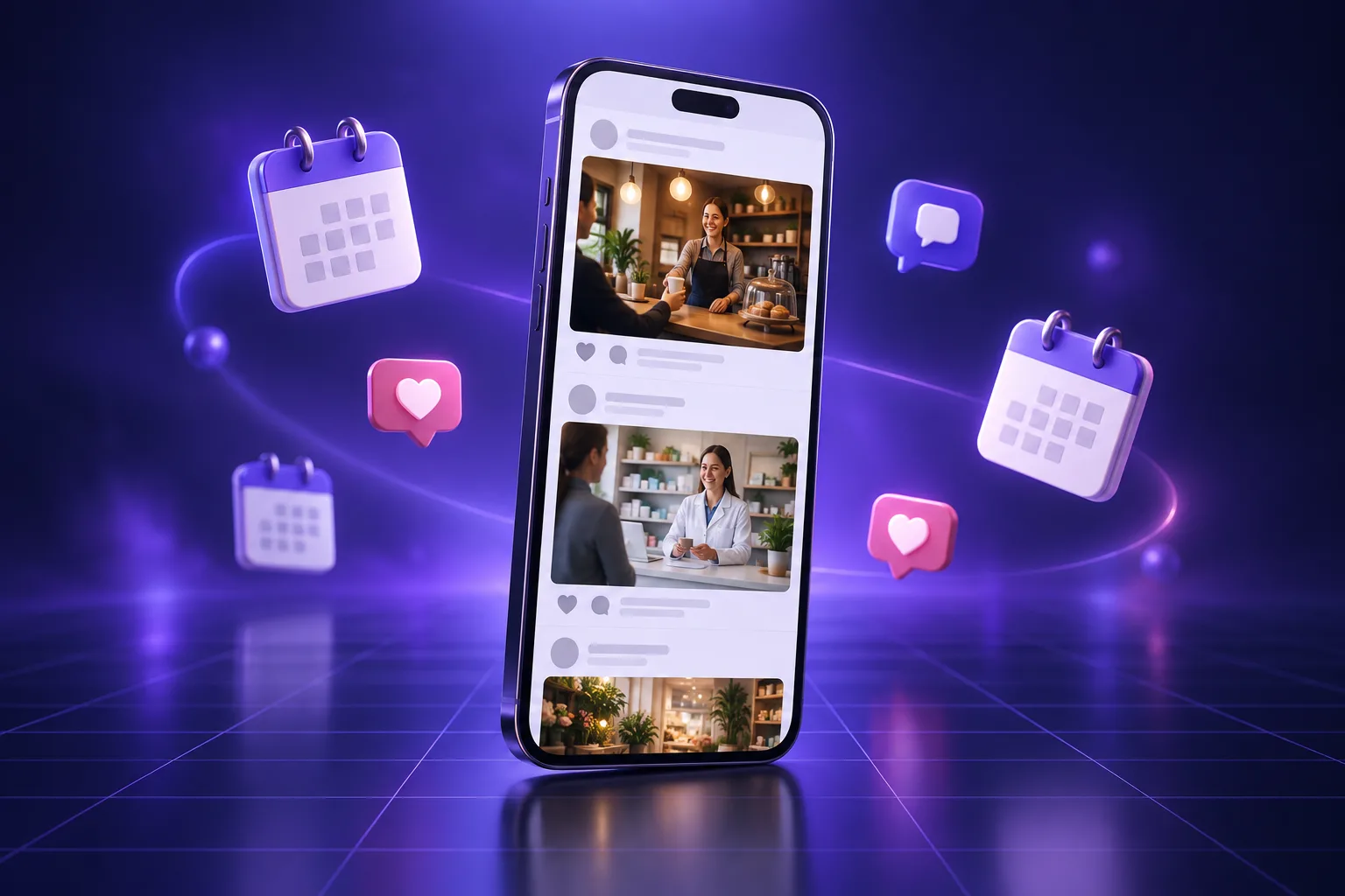 How often should a local business post on social media?
